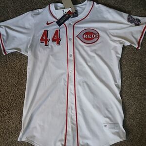Nike MLB Reds White and Red Jersey